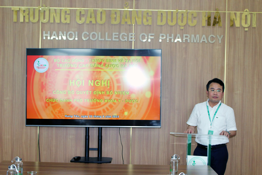 Hội nghị bổ nhiệm phó khoa Y Dược