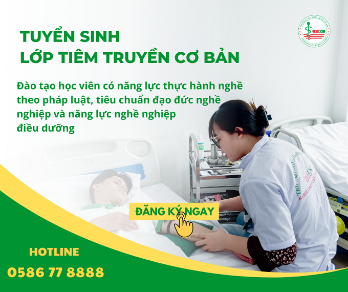 Trường Cao đẳng Dược Hà Nội tuyển sinh lớp tiêm truyền ngắn hạn