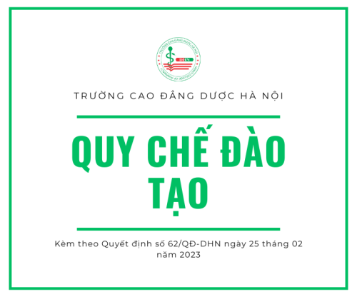 Quy chế tổ chức đào tạo Trường Cao đẳng Dược Hà Nội